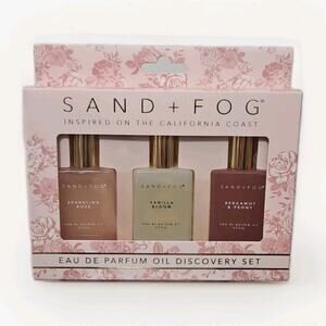 Sand And Fog Eau De Parfum Oil Roller Discovery Parfum Oil Rose Vanilla Bergamot